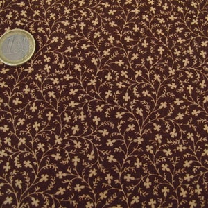 Fabric flowers brown image 2