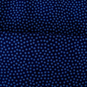 Patchwork fabric dots dark blue image 3