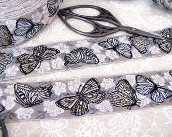 Woven ribbon Butterflies Kafka (9.90 m/EUR) Kafka from 50 cm