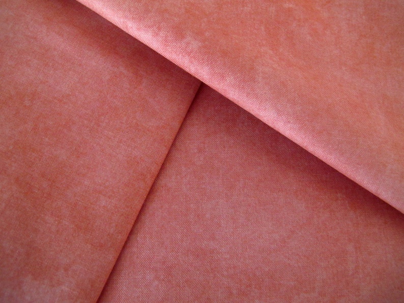 Fabric plain apricot image 2