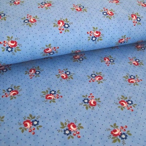 Fabric blue fat quarter image 3