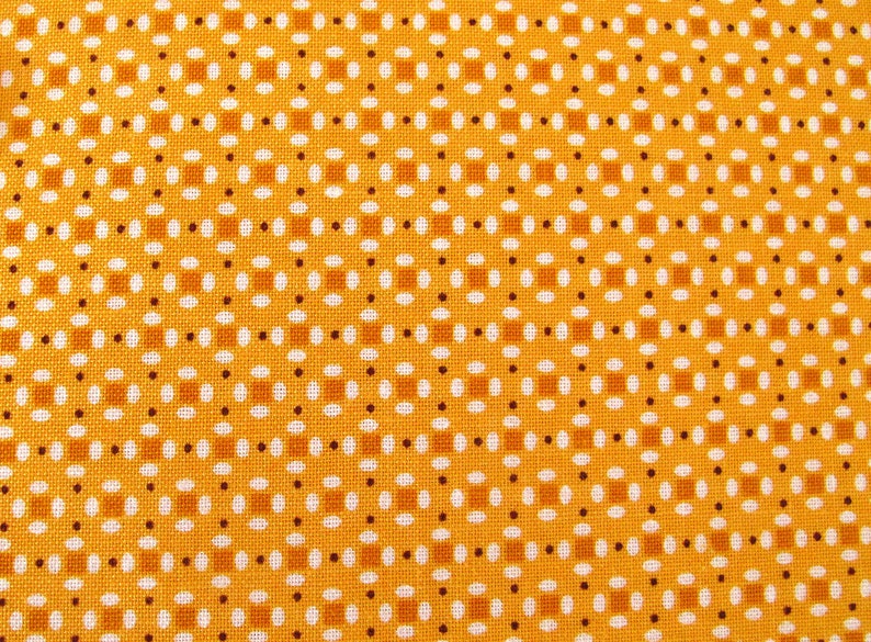 Patchwork fabric yellow image 1