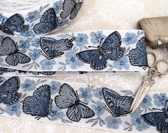 Woven ribbon butterfly (9.90 m/EUR) Kafka from 50 cm