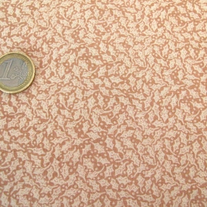 Christmas fabric leaves patchwork