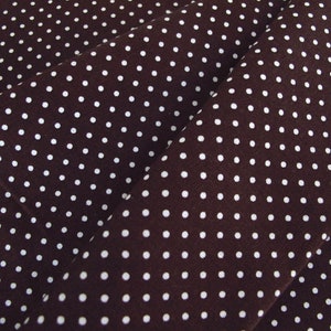 Fabric dots brown image 2