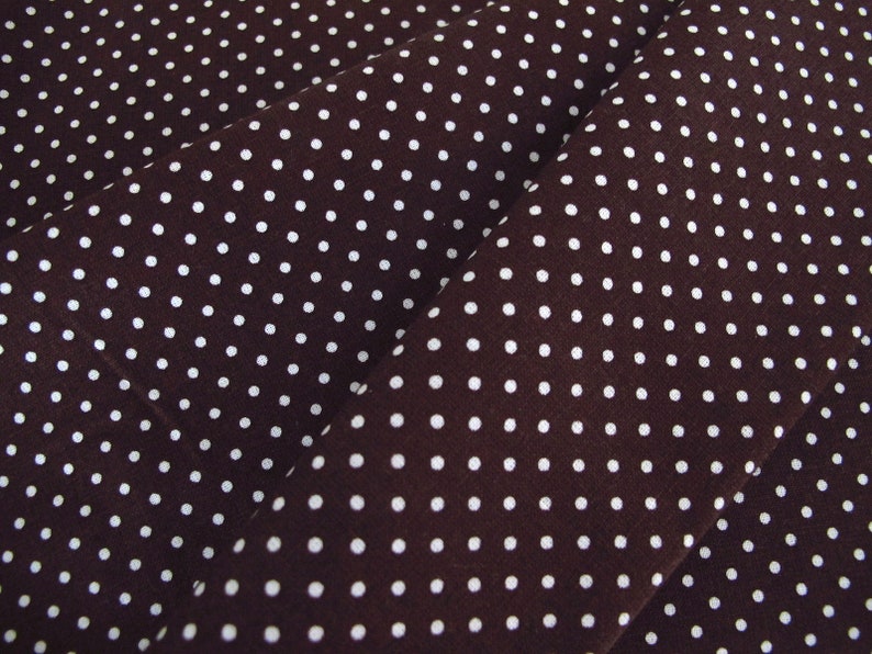 Fabric dots brown image 2