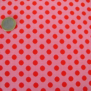 Tilda fabric dots red image 2