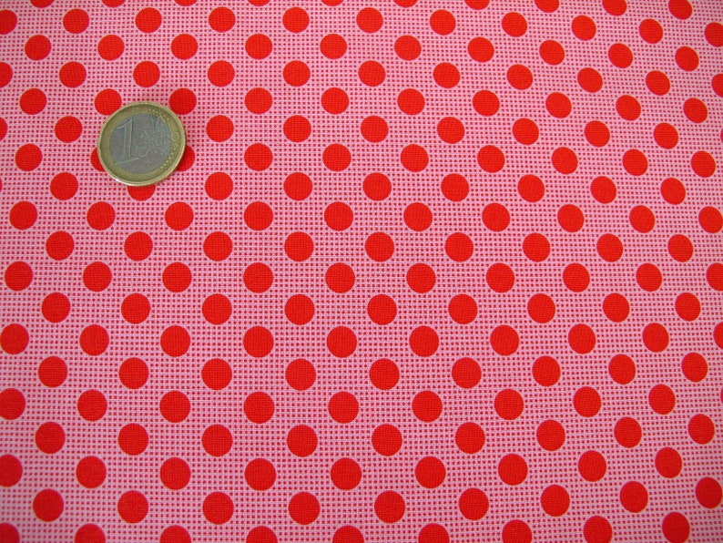 Tilda fabric dots red image 2