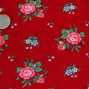 Fat Quarter Stoff Rosen Bild 3