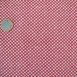 Fabric red checks image 2