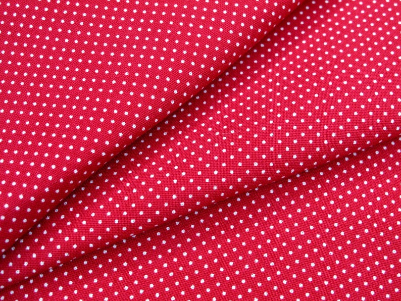 Cotton fabric by the meter, polka dots, Westfalenstoffe, 25 x 150 cm image 1