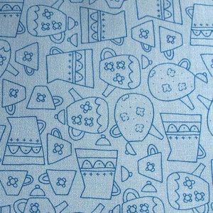 Coffee pot cup fabric patchwork fabric