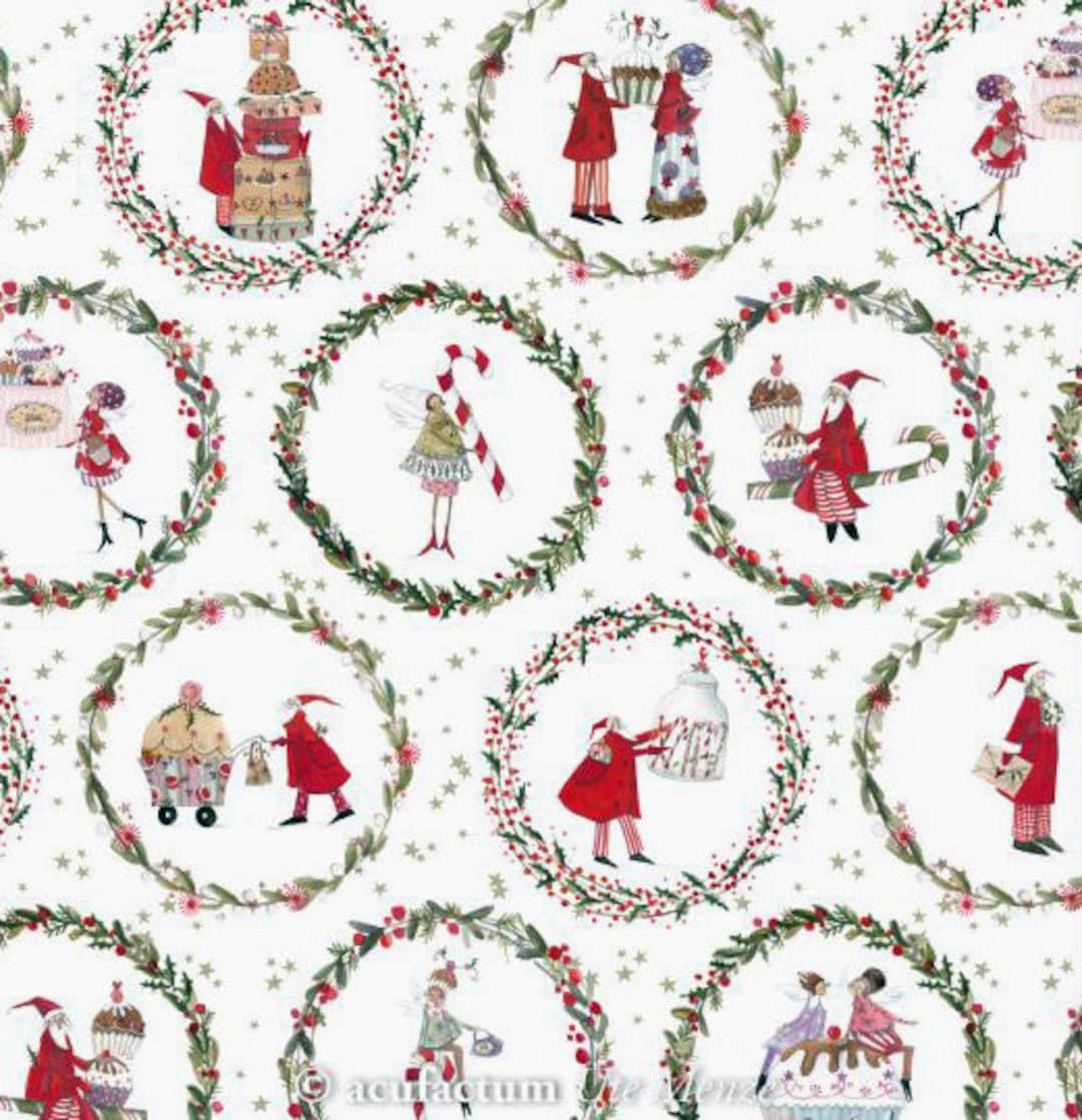 Acufactum Stoff Weihnachten Etsy.de