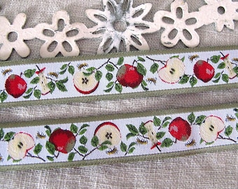 Woven ribbon Daniela Drescher apple harvest acufactum (EUR 3.95/meter)