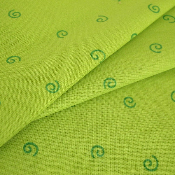 Fabric green Westphalia fabric