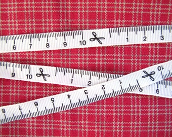 Woven tape measure (1.20 EUR/meter) white 2 m
