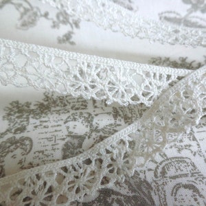 Crochet border cream 1.50 EUR/meter 2 m image 2