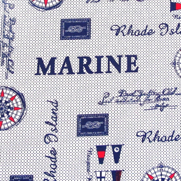 Cotton fabric maritime