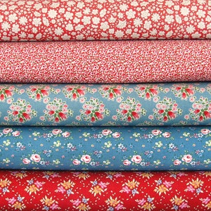 Tilda Fabrics Flowers Fabric Package