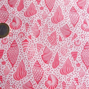 Tilda fabric Cotton Beach shells image 2