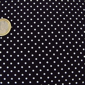 Fabric black dots image 2