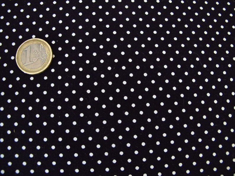 Fabric black dots image 2