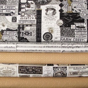 Könnte beinhalten: Eine Collage aus Schwarzweißbildern mit Text, darunter "Farm Crest", "Cake Pies", "Notice", "Ladies", "Must Wear Bloomers", "One Price Clothiers", "Fine Black Ink", "Travelling Public", "Passengers", "Beautiful Scenery", "Chas S Higgins", "Superfine Toilet Soap", "New York", "The Premier", "Tyres", "Colonna", "Bijou", "Boston Musical Instrument Manufactory", "Music Instruments", "Leslie Co."
