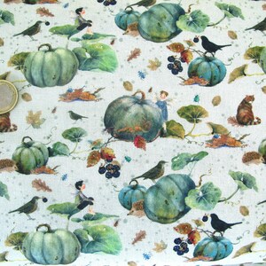 acufactum Daniela Drescher fabric pumpkin elves children image 2