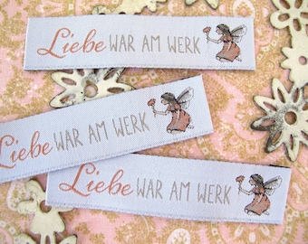 Woven labels Daniela Drescher patch (0.70 EUR/piece)