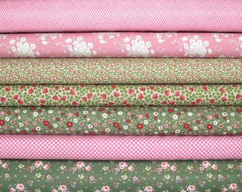 Tilda Fabrics Flowers Fabric Package