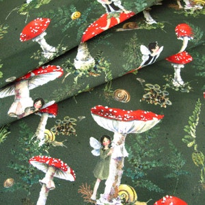 Fabric package fly agarics elves Daniela Drescher image 6