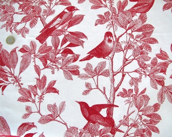Flowers Birds Fabric Patchwork Fabric
