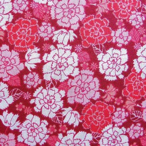 Stoff mit Blumen Nelken Fat Quarter Baumwolle 50 x 55 cm