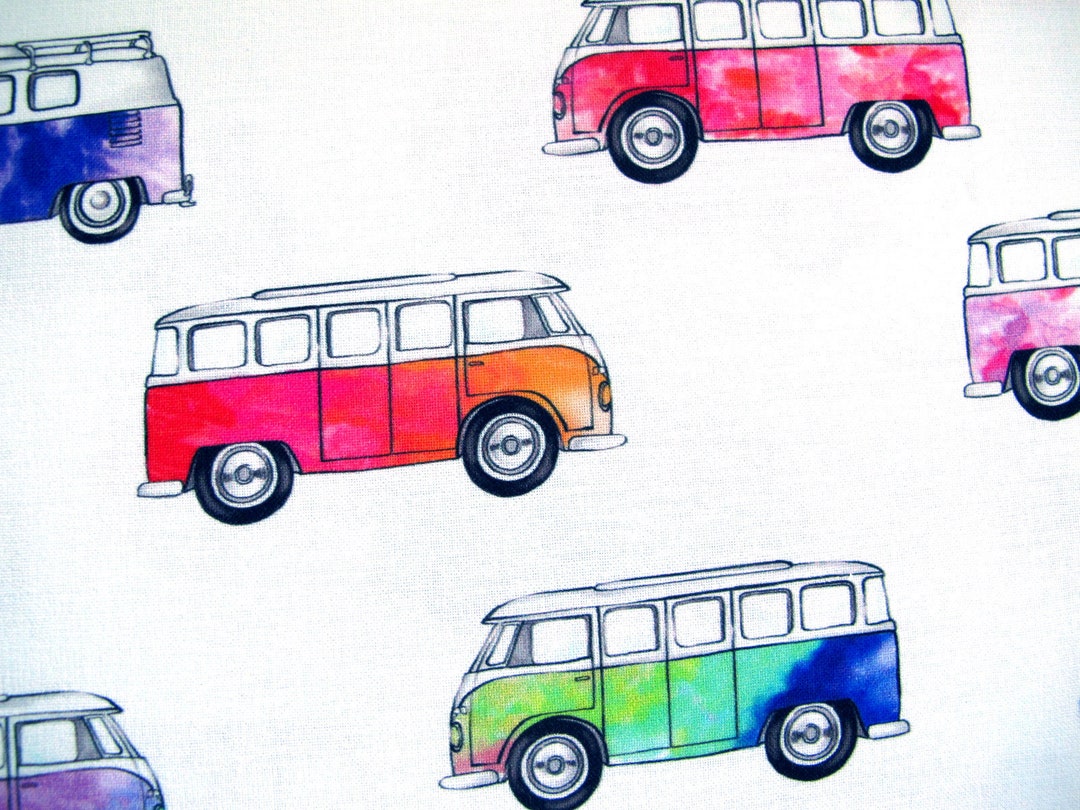 Patchwork Fabric VW Bus - Etsy