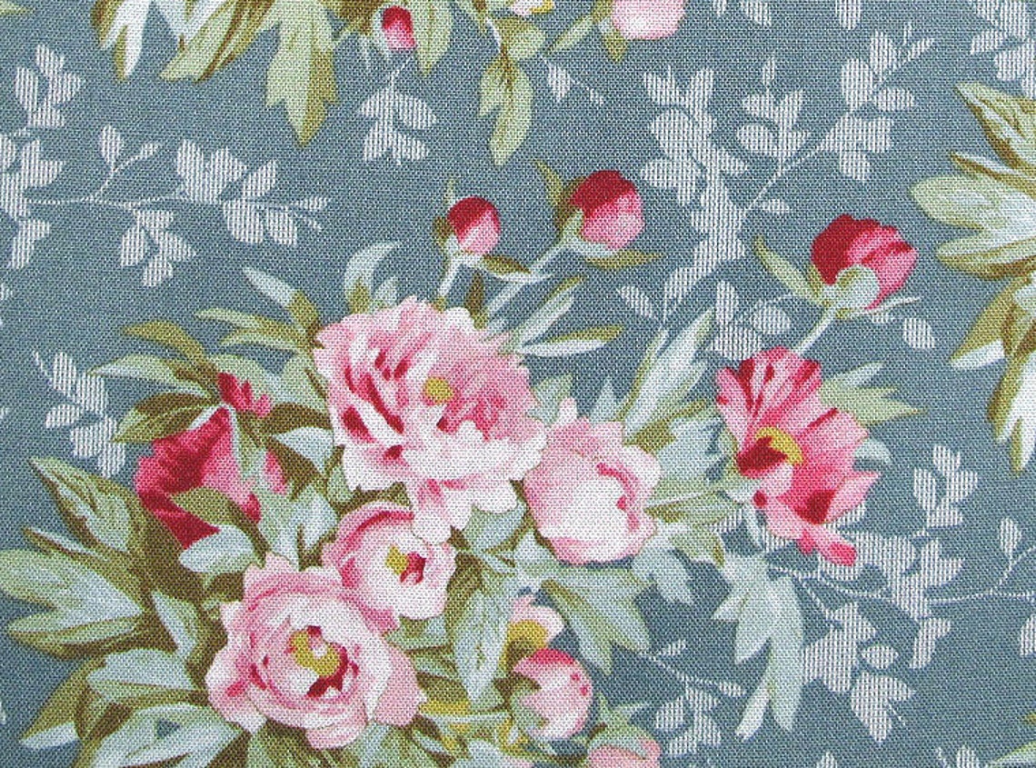 Tilda Fabric Woodland Flowers Etsy