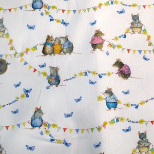 acufactum fabric Daniela Drescher mice pennant children image 5