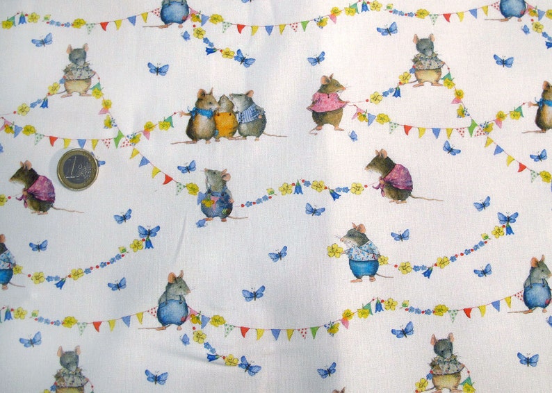 acufactum fabric Daniela Drescher mice pennant children image 5