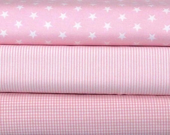 Pink fabric package