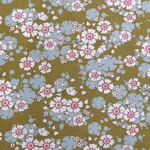 Tilda fabric Woodland Aster Olive image 1