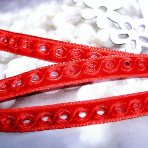 Velvet ribbon red velvet ribbon 3.00 EUR/meter image 2