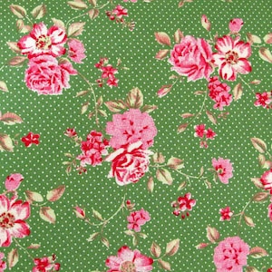 Rose fabric Westfalenstoff