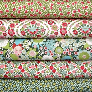Tilda Fabrics Wallflower Flowers Fabric Pack