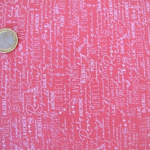 Schrift Text Stoff Meterware