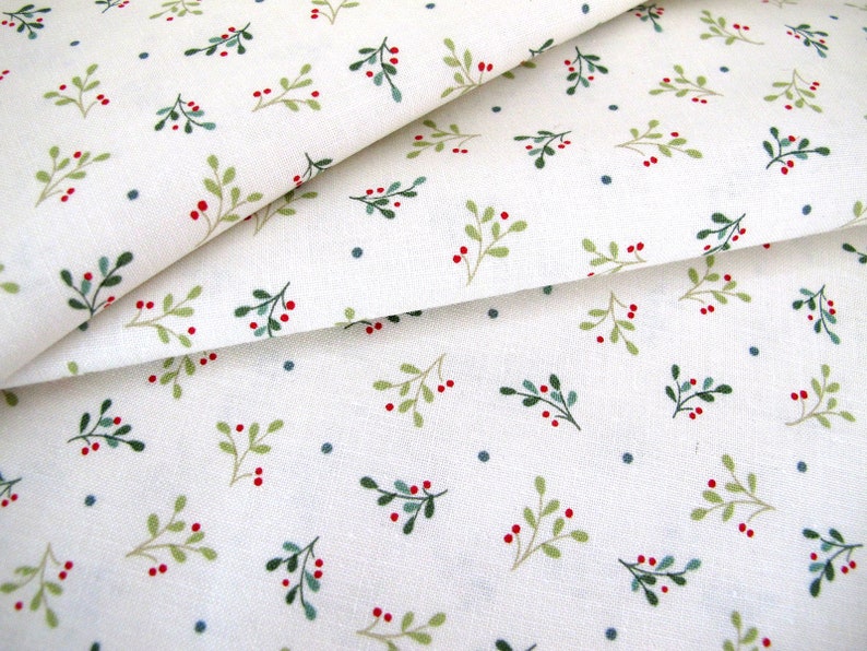 Christmas patchwork fabric image 4