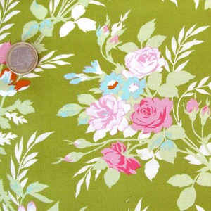 Fat Quarter Stoff Rosen Bild 5