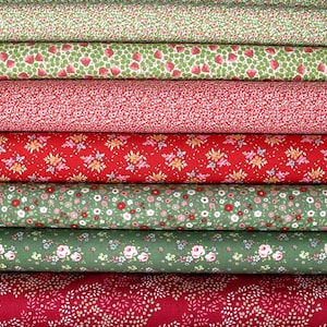 Tilda Stoffe Blumen Stoffpaket