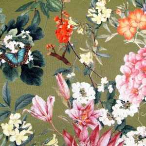 Floral fabric Westfalenstoff