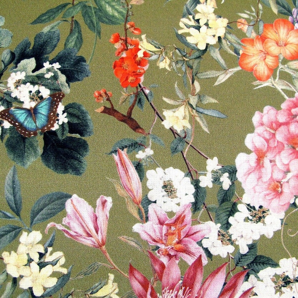 Fabric flowers Westphalia fabric