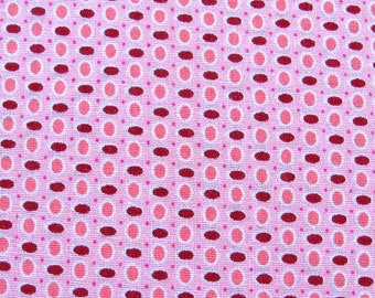 Fabric pink small patterned