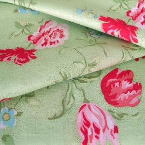Patchwork fabric roses image 4